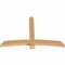Ekena Millwork Bellingham Timber Gable Bracket, Western Red Cedar, 72"W x 48"H x 3 1/2"D x 5 1/2"F, 16/12 Pitch GBW072X48X0406BEL00SWR - alternate 2